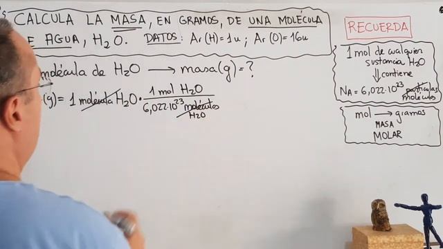MASA DE UNA MOLÉCULA DE AGUA смотреть онлайн