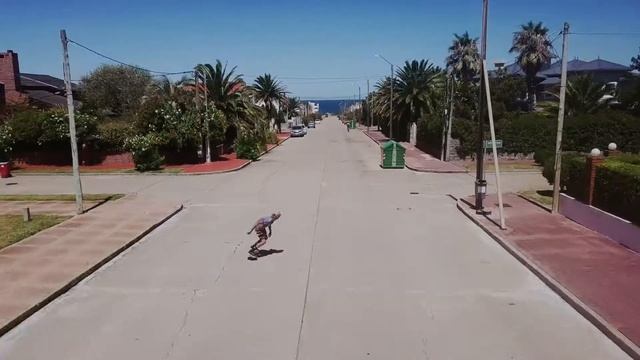 SwellTech Surfskate - Martin Tests AK Palms Model