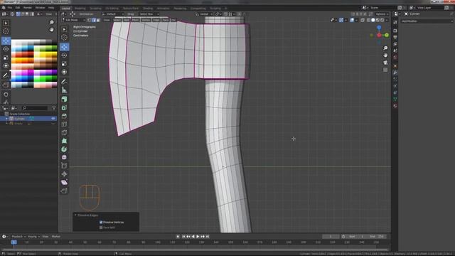 Моделирование топора в Блендере.Modeling of a Axe in Blender.Zbrush.Substance Painter. смотреть онлайн