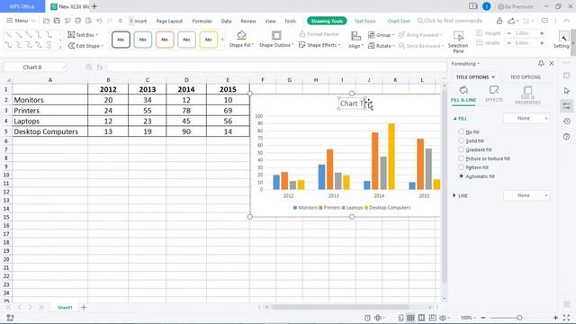 creating charts in WPS смотреть онлайн