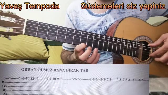 Orhan ölmez Bana Bırak İntro Gitar Tab (kolay Çalın) смотреть онлайн