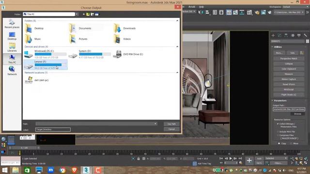 How to save a file with all the contents in 3dsmax (طريقة حفظ ملف الماكس بجميع محتويات الملف ) смотреть онлайн