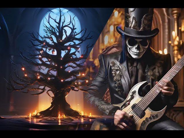 В лесу родилась елочка с когтями на ветвях, нейросеть, в стиле КиШ