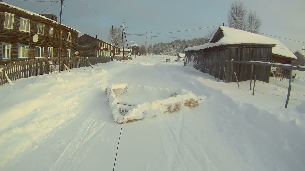 ВОЛОКУША ДЛЯ ЧИСТКИ СНЕГА. ИСПЫТАНИЕ МЕТЕЛЬЮ. смотреть онлайн