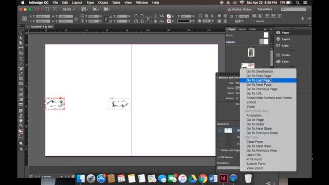 Indesign Tutorial - How to Create Buttons & Forms смотреть онлайн