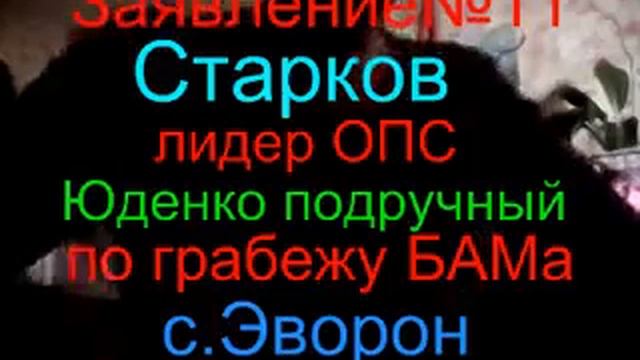 16 10 2018 Заявление№11 Юденкко грабит с Эворон Хабаровский кр смотреть онлайн