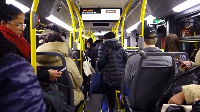 MTA New York City Bus 2019 New Flyer XE60 "Xcelsior CHARGE" Electric Artic 4952 смотреть онлайн