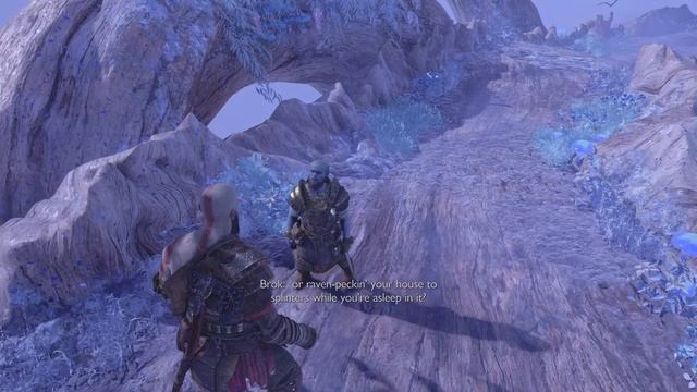 God of War Ragnarök Brok the Goat offers his home to crash at смотреть онлайн