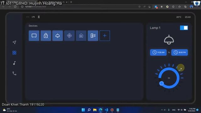 [TT-IOT] Thiết kế một trang web điều khiển hoàn chỉnh - Car Dashboard смотреть онлайн