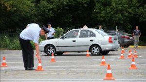 Как правильно заехать в гараж на экзамене  ГАИ в городе Омске. Способ №1🚔