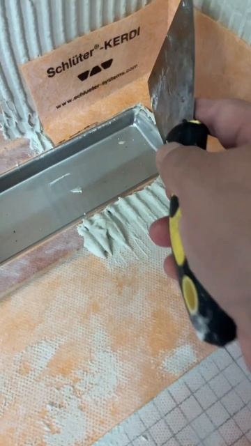 Installing A Waterproof Linear Drain #tile #howto #showerdrain #lineardrain #remodel #bathroom