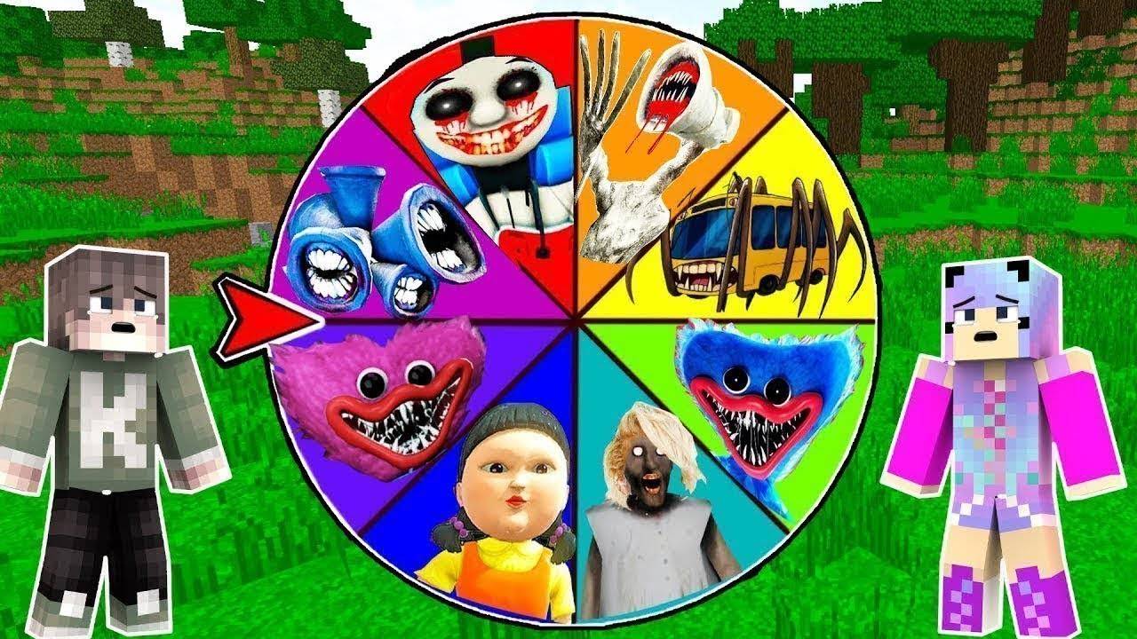 ВЫБЕРИ ПРАВИЛЬНОЕ КОЛЕСО ФОРТУНЫ ВСЕ ВИДЫ СПРУНКОВ В МАЙНКРАФТ смотреть онлайн