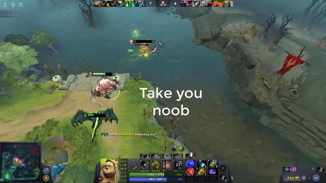 When noob play pudge as bot ( Dota 2 ) смотреть онлайн