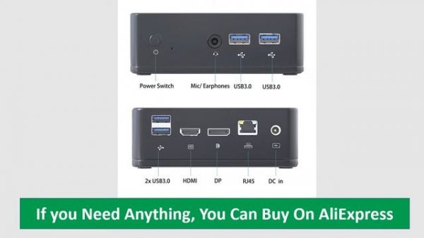 GenMachine Mini PC AMD Ryzen Mini Computer