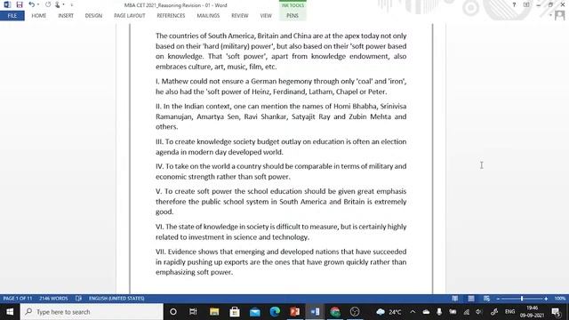 MBA CET 2021 || Revision Class || Reasoning смотреть онлайн