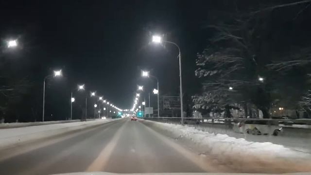 зимний Новочеркасск вечером