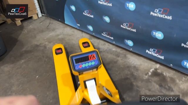 Тележка гидравлическая с весами и принтером!!! 2,5 т смотреть онлайн