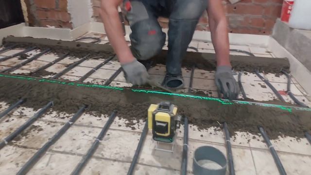 Стяжка для теплого водяного пола смотреть онлайн