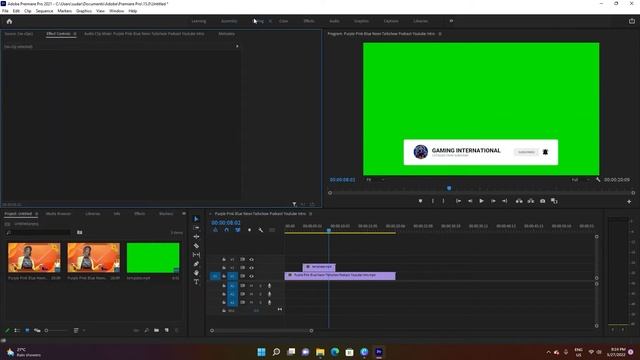 How to remove green screen background using Adobe premiere pro смотреть онлайн