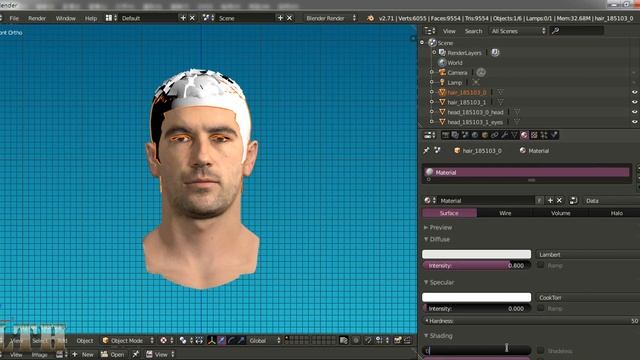 [LTH] FIFA 16 How to preview hair and head in Blender смотреть онлайн