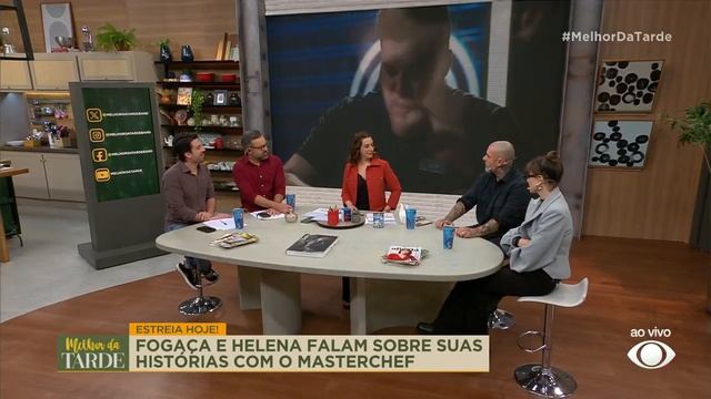Fogaça e Helena Rizzo falam sobre momentos no MasterChef |Melhor da Tarde смотреть онлайн