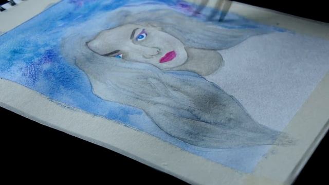 Watercolor speedpaint "Отрекшаяся" смотреть онлайн