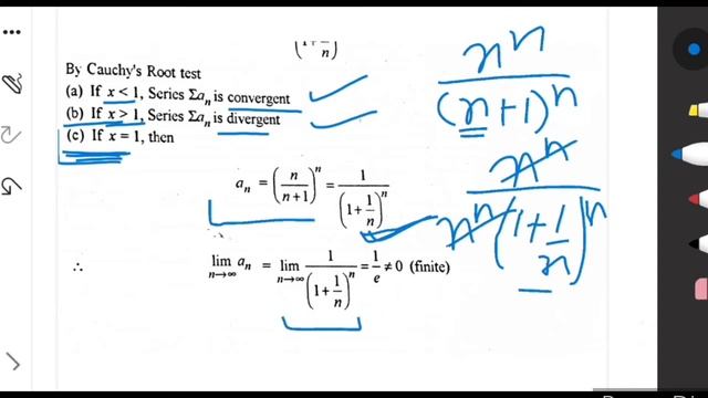 Test the convergence of series : Cauchy's nth root test (questions) смотреть онлайн