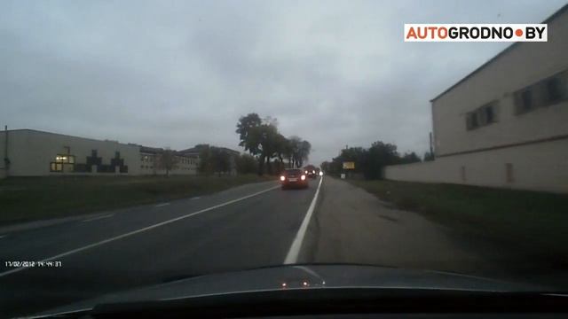 Камаз на встречной полосе в Гродно смотреть онлайн