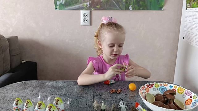 Распаковка киндеров серии Natoons