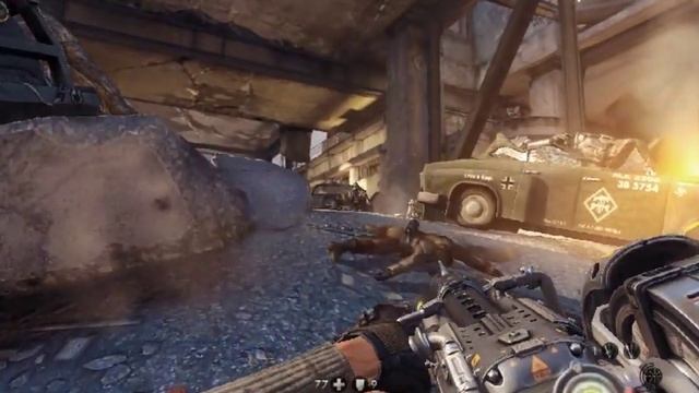Прохождение Wolfenstein: The New Order, глава 12 "Гибралтарский мост". смотреть онлайн