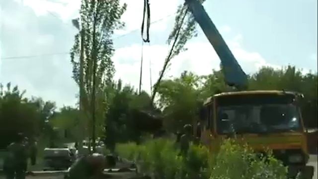 Выкопка и посадка деревьев. смотреть онлайн