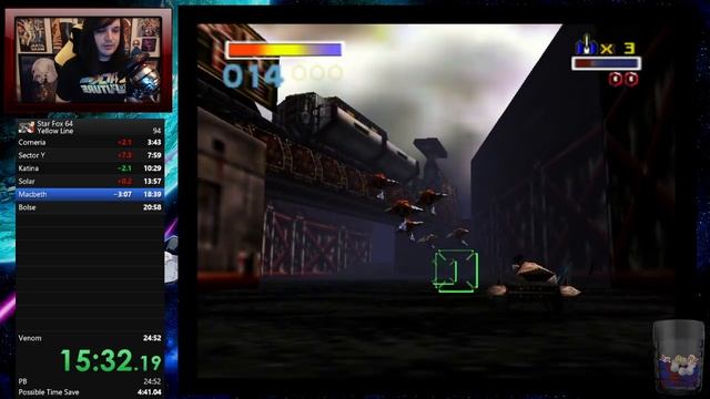 [RTA] [N64 EMU] Star Fox 64 Yellow Line In 24:44.68 by RioZeroNine смотреть онлайн