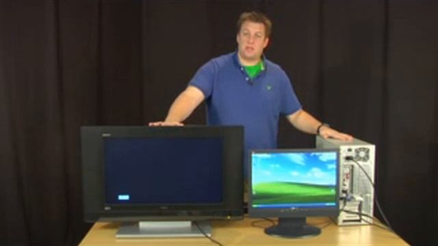 Computer Maintenance Tips : How to Use Your TV as a Second Monitor for Your Computer смотреть онлайн