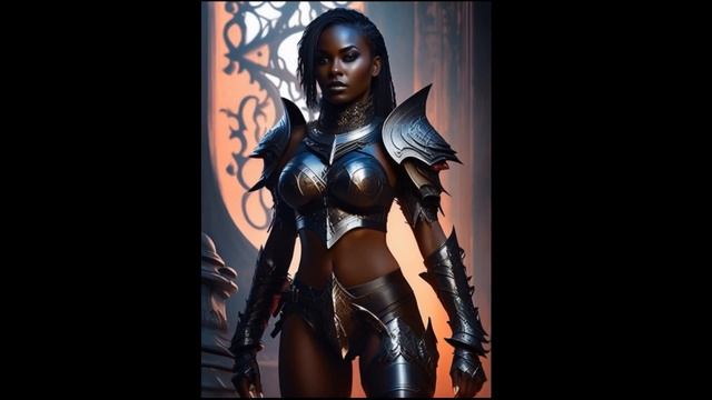 Beautiful Fantasy AI art 65 (Female in demonic armor edition) смотреть онлайн