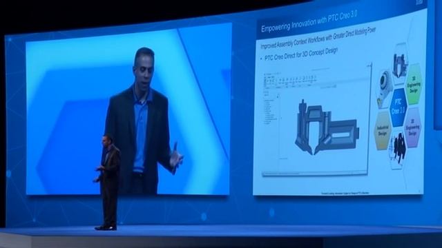 See the new PTC Creo 3 0 features presented live at PTC Live Global 2014 смотреть онлайн