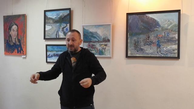 Андрей Корзун, персональная выставка "Живопись и проектная культура" в городе Невинномысске. смотреть онлайн