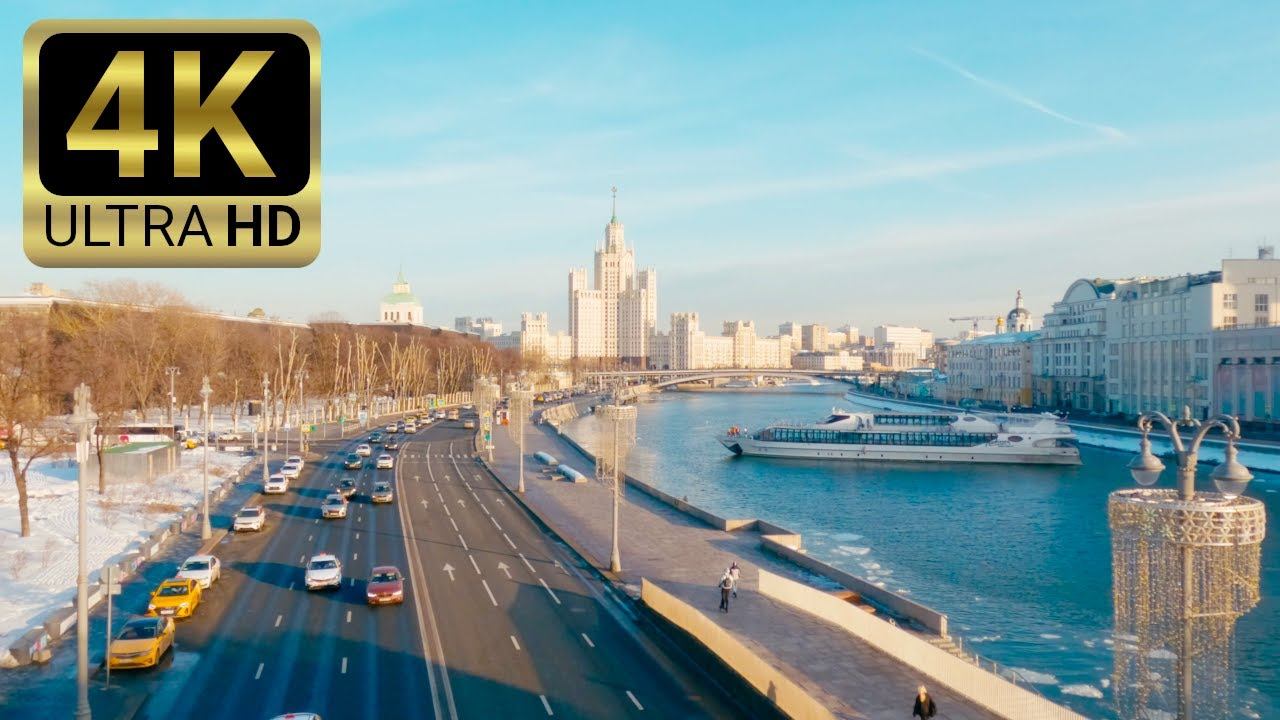 Walking Tour 4K | Red Square, Zaryadye Park, Moscow, Russia