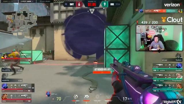 Subroza's reaction to DSG Kyedaes W Omen play in a pro match смотреть онлайн