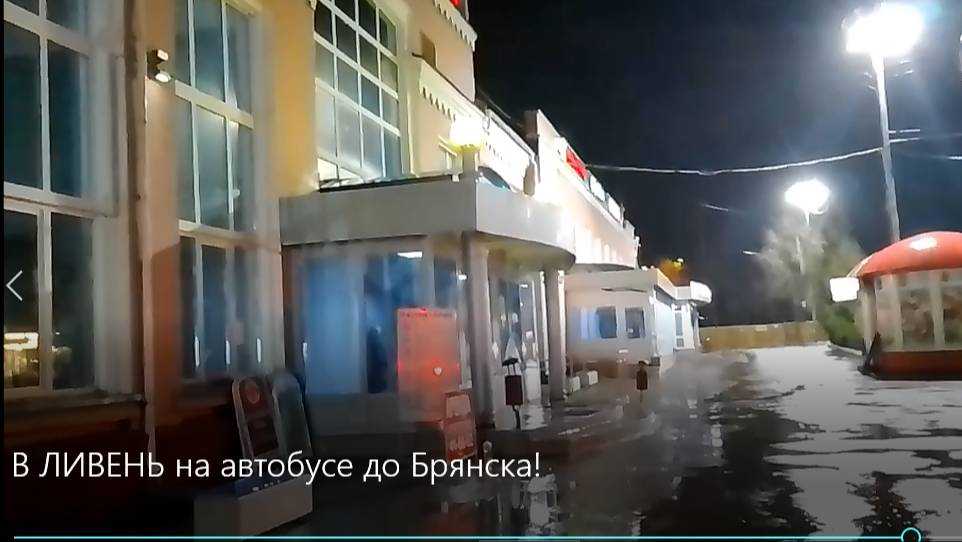 В ЛИВЕНЬ на автобусе до Брянска! смотреть онлайн