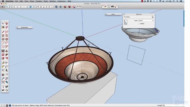 Remodel a Ceiling Light Fixture to simplify the geometry. смотреть онлайн