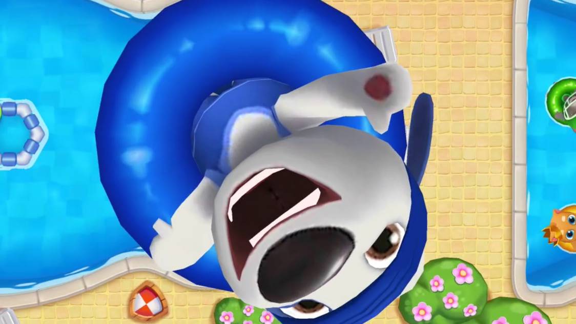 Мультик для детей - Аквапарк моего говорящего Тома Talking Tom Pool, уровень 160 смотреть онлайн