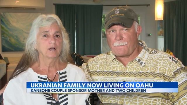 Ukrainian family takes safe haven in Oahu thanks to Kaneohe couple opening up their home смотреть онлайн