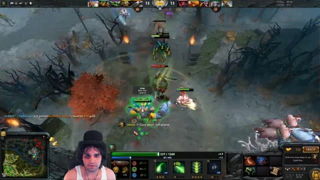 1K MMR plays on a 6K MMR account in Dota 2 - Game 4 Highlights смотреть онлайн