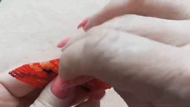 Красный Лебедь 🦢. Кирпичное плетение. Часть 2 смотреть онлайн