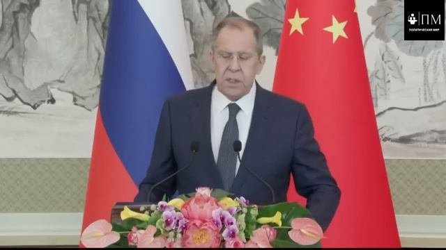 ЗАПАД ДЕГРАДИРУЕТ! Заявления Лаврова по итогам визита в Китай смотреть онлайн