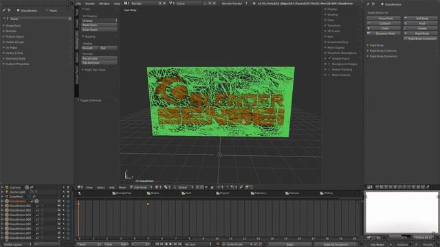Breaking Glass In Blender смотреть онлайн