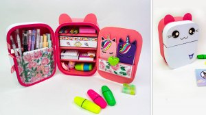 Своими руками 🙌 Как сделать МИЛЫЙ настольный ОРГАНАЙЗЕР состоящий из трех секций