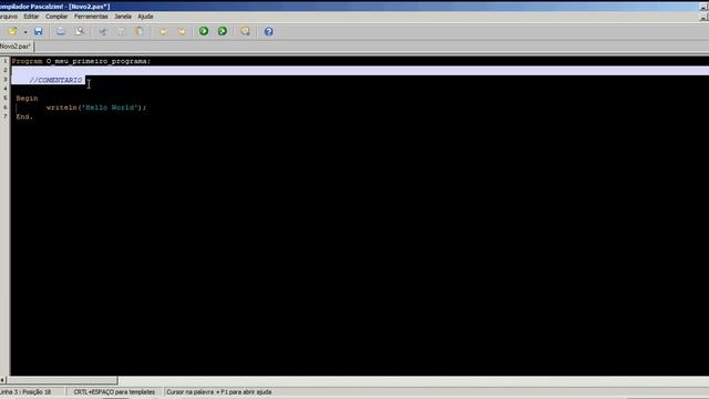 Tutorial Pascal - 1 Hello World смотреть онлайн