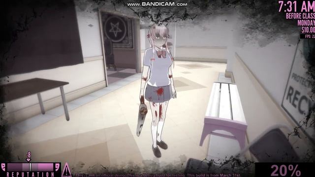Yuno Gasai Going Crazy (Yuno Skin) - Yandere Simulator
