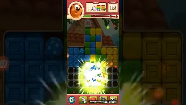 Игра TOON BLAST. Уровень 207 смотреть онлайн